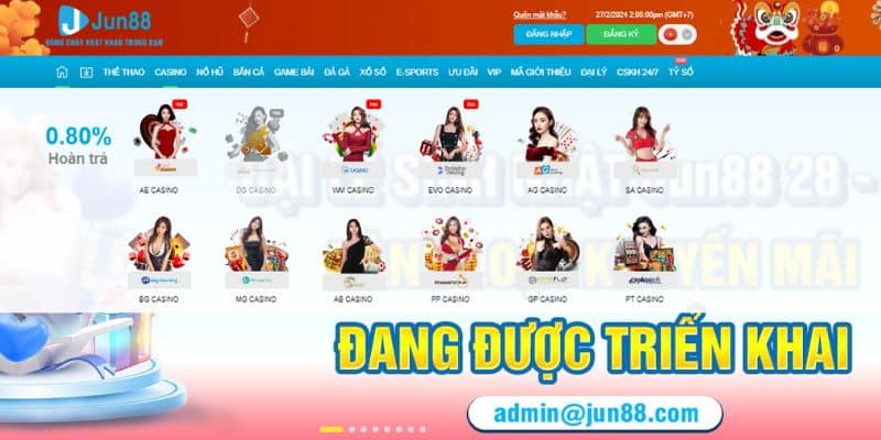 Jun88 là thương hiệu giải trí top đầu hiện nay, thu hút gamer